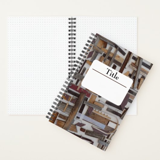 notitieboek van houtslijpspiraal (Binnen)