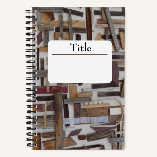 notitieboek van houtslijpspiraal (Voorkant)