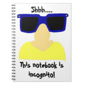 Notitieboek van Incognito Mustache & Glasses (Voorkant)
