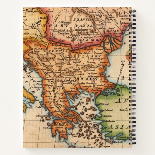  Notitieboek van kaart (Achterkant)