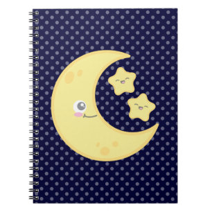 Notitieboek van Kawaii Moon en Stars