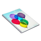 Notitieboek van kleurrijke ballonnen (Rechterzijde)