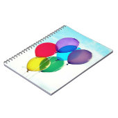 Notitieboek van kleurrijke ballonnen (Linkerzijde)
