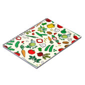 Notitieboek van kleurrijke groenten (Linkerzijde)