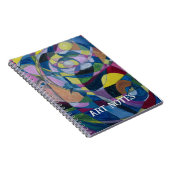 NOTITIEBOEK VAN KUNSTENARES PAULA REILLY. (Rechterzijde)