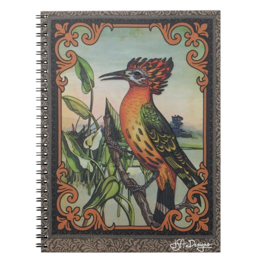 Notitieboek van kunstvogelpest (Voorkant)