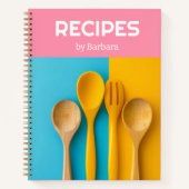 Notitieboek van leeg recept (Voorkant)