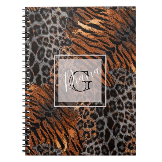 Notitieboek van leopartijgertijger (Voorkant)