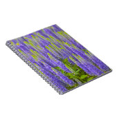Notitieboek van Paarse bloemen (Rechterzijde)