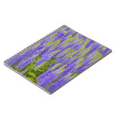 Notitieboek van Paarse bloemen (Linkerzijde)