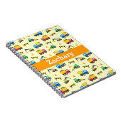 Notitieboek van patroonbakken voor bouwvoertuigen (Rechterzijde)