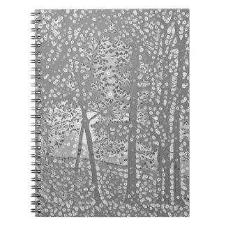 Notitieboek van Pointillist-bomen