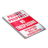 notitieboek van privé-eigendom (Rechterzijde)