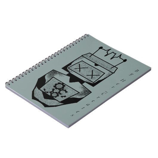 Notitieboek van robot (Linkerzijde)