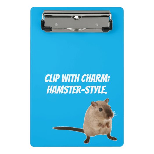 notitieboek van schattige hamster mini klembord (Voorkant)