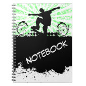 Notitieboek van skateboard (Voorkant)