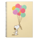 Notitieboek van snoopy en ballonnen (Voorkant)