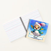 Notitieboek van staarten,  met Nametag (Binnen)