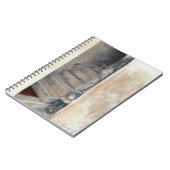 Notitieboek van trappen, schilderij van Mandy Roei (Linkerzijde)