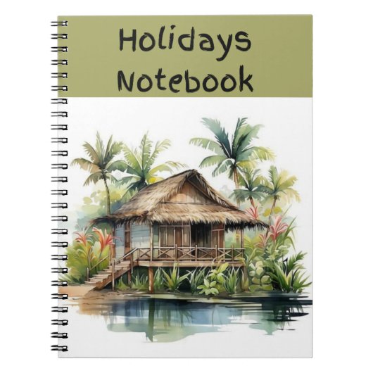 Notitieboek van tropische Feestdagen (Voorkant)
