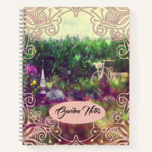 Notitieboek van tuinnoten