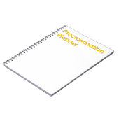 Notitieboek van uitstelplanner (Linkerzijde)