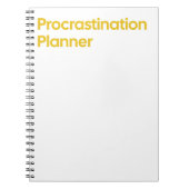 Notitieboek van uitstelplanner (Voorkant)