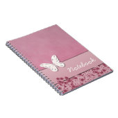 Notitieboek van vlinder en bloemen (Rechterzijde)