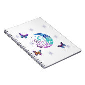 Notitieboek van vlinder, maan en kristallen (Rechterzijde)