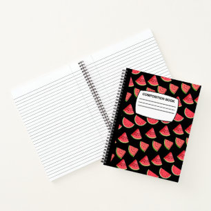 Notitieboek van watermeloensamenstelling