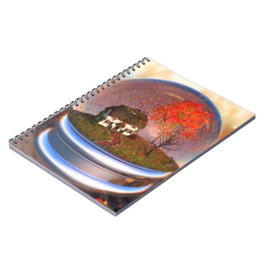 Notitieboek van Wereldbol van aple Leaf (Linkerzijde)