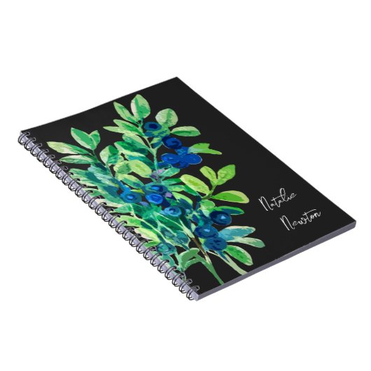 notitieboek van wilde bosbessen (Rechterzijde)