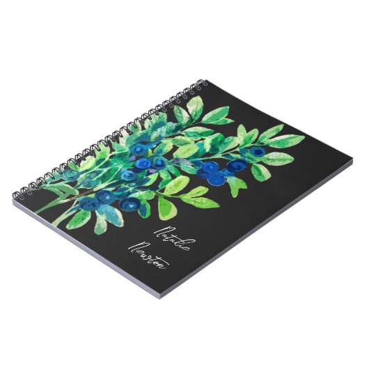 notitieboek van wilde bosbessen (Linkerzijde)