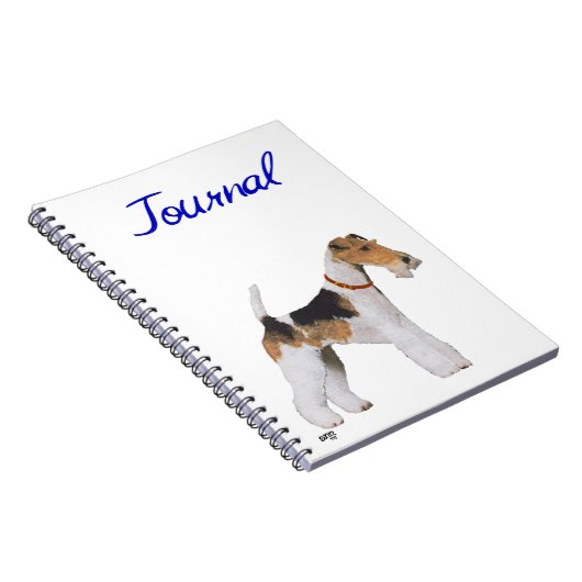 Notitieboek van Wire Fox Terrier (Rechterzijde)