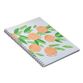 Notitieboek van zoete clementine (Rechterzijde)