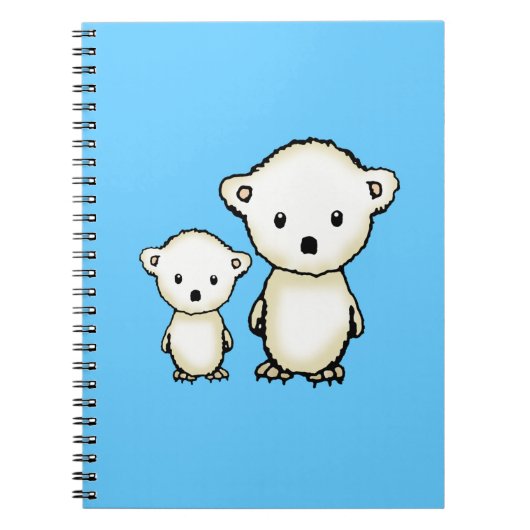 Notitieboek van zoete polarBeren (Voorkant)