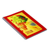 Notitieboek-Vintage Travel-Spanje Notitieboek (Rechterzijde)