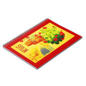 Notitieboek-Vintage Travel-Spanje Notitieboek (Linkerzijde)