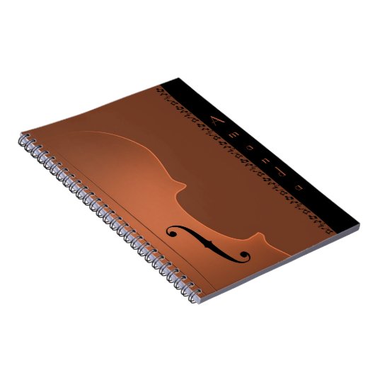 Notitieboek Violin Music Instrument (medium) (Rechterzijde)