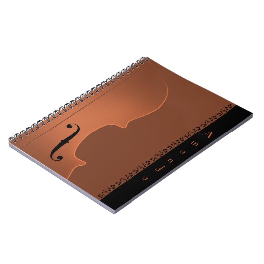 Notitieboek Violin Music Instrument (medium) (Linkerzijde)