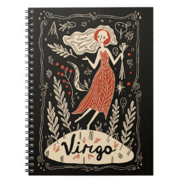 Notitieboek Virgo Celestial Zodiac Art