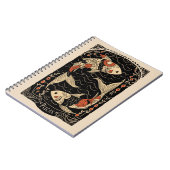 Notitieboek Vissen Hemelse Zodiac Art (Linkerzijde)