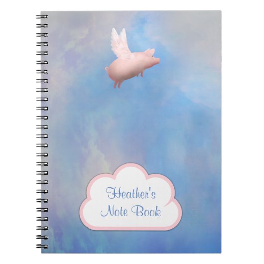notitieboek vliegende varkens (Voorkant)