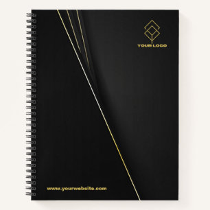 Notitieboek - Voeg uw Logo en website toe