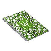 Notitieboek voetbalmonogram (Rechterzijde)