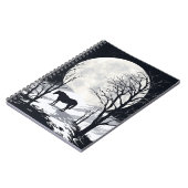 Notitieboek | Volle Maan met Paardensilhouet (Linkerzijde)