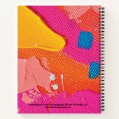 Notitieboek voor abstract vettig gebruik voor chec (Achterkant)