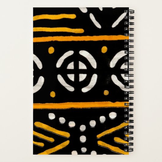 Notitieboek voor Afrikaanse afdrukken (Achterkant)