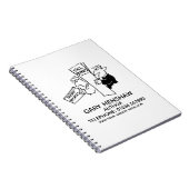 Notitieboek voor auteur of schrijver (Rechterzijde)