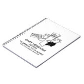 Notitieboek voor auteur of schrijver (Linkerzijde)